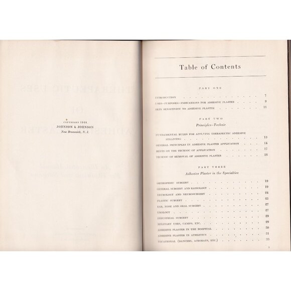 Rare Therapeutic Uses Of Adhesive Plaster HC, Scarce Medical Collectible ©1944 - Picture 3 of 4